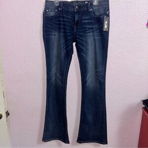 Miss Me Signature Bootcut Jeans in Deep Blue